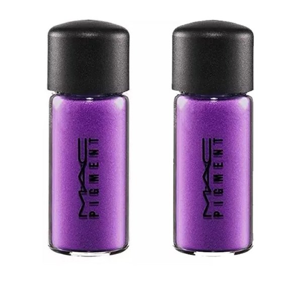 Mac Deep Purple Eyeshadow Pigment Powder Lot x 2